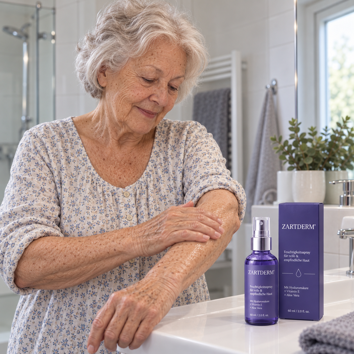 ZARTDERM® Spray gegen blaue Flecken – für empfindliche, dünne Haut
